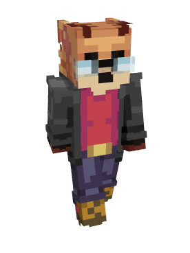 Fursona skin for twitter user @stagefatality