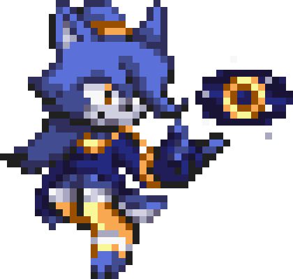 Sonic Advance-styled sprite of Pluto