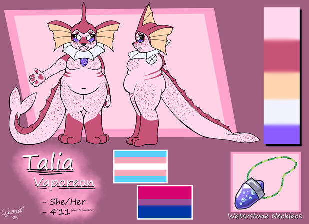 Talia Ref Sheet Comission